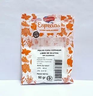 Polvo para Hornear Sobre x 50 gr Pack x 25 u (Dicomere)