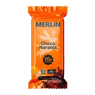 Barritas Choco Naranja - 14 Unidades (Merlin)