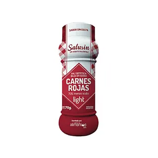 Sal sin Sodio Salusin x 70 gr Sabor Carnes Rojas (Dicomere)