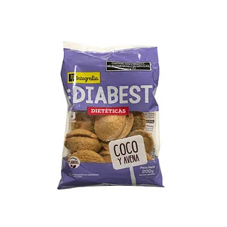 Galletitas Diabest Coco y Avena x 200 gr (Integralia)