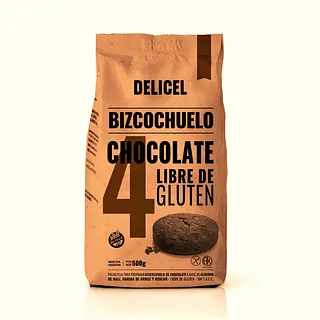 Premezcla Bizcochuelo Chocolate x 500 gr (Delicel)