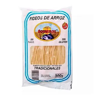 Fideos SoyArroz Sin Tacc Tradicional x 300 gr (Soyarroz)