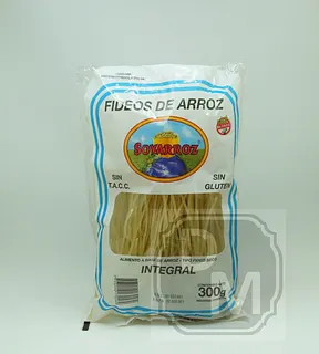 Fideos SoyArroz Sin Tacc Integral x 300 gr (Soyarroz)