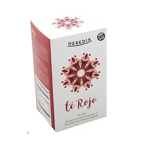 Te Rojo x 25 u (Heredia )
