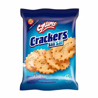 Galletitas Crackers sin Sal sin Tacc Kosher (Smams)