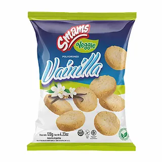 Polvoron Vainilla Veggie sin Tacc Kosher (Smams)
