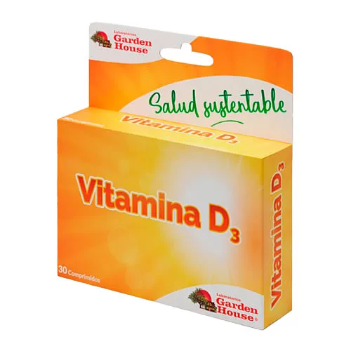 Vitamina D3 x 30 comp (Garden House)