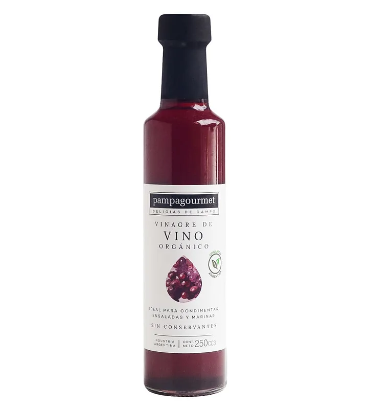 Vinagre de Vino Organico x 250 ml (Pampagourmet)