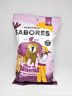 Chips de Batatitas con Sal Marina x 80 gr (Nuestros Sabores)