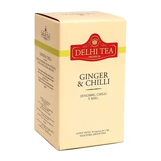 Delhi Tea Ginger y Chilli x 20 u (Delhi Tea)