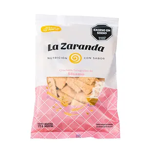 Galletitas Integrales con Sal Sesamo x 200 gr (La Zaranda)