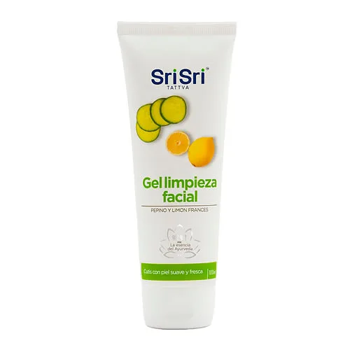 Gel de Limpieza Facial con Pepino y Limon Frances x 100 ml (Sri Sri)